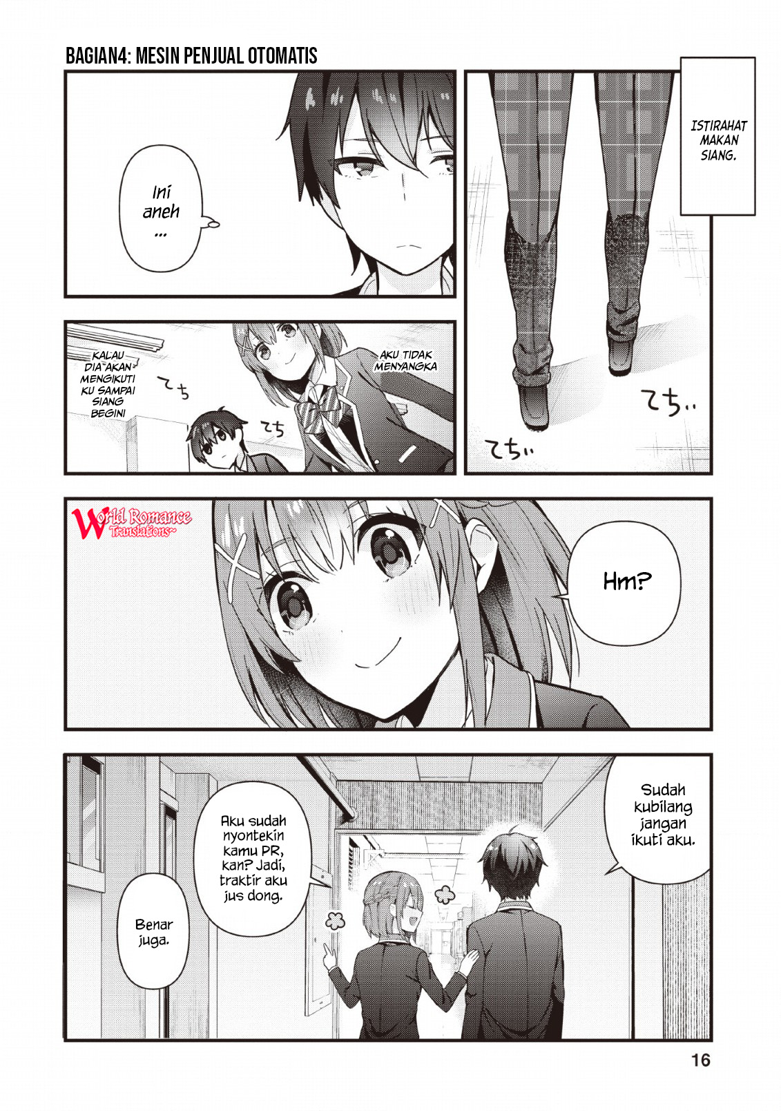 The Cute Girl Sitting Next to Me Is Trying to Make Me Fall in Love With Her as a Way to Ridicule Me, but the Tables Were Turned on Her Before She Knew It Chapter 01 Gambar 16